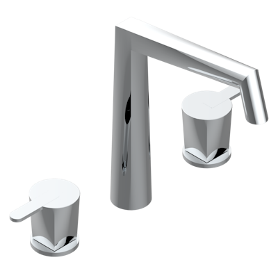 chrome polished faucet
