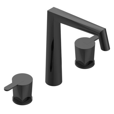 THG Paris Métamorphose with Lever Handles Widespread Lavatory Set with Drain