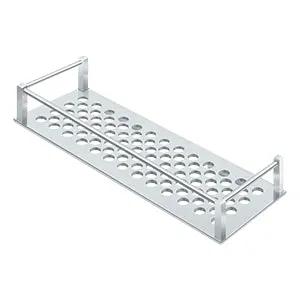 polished chrome bathroom basket