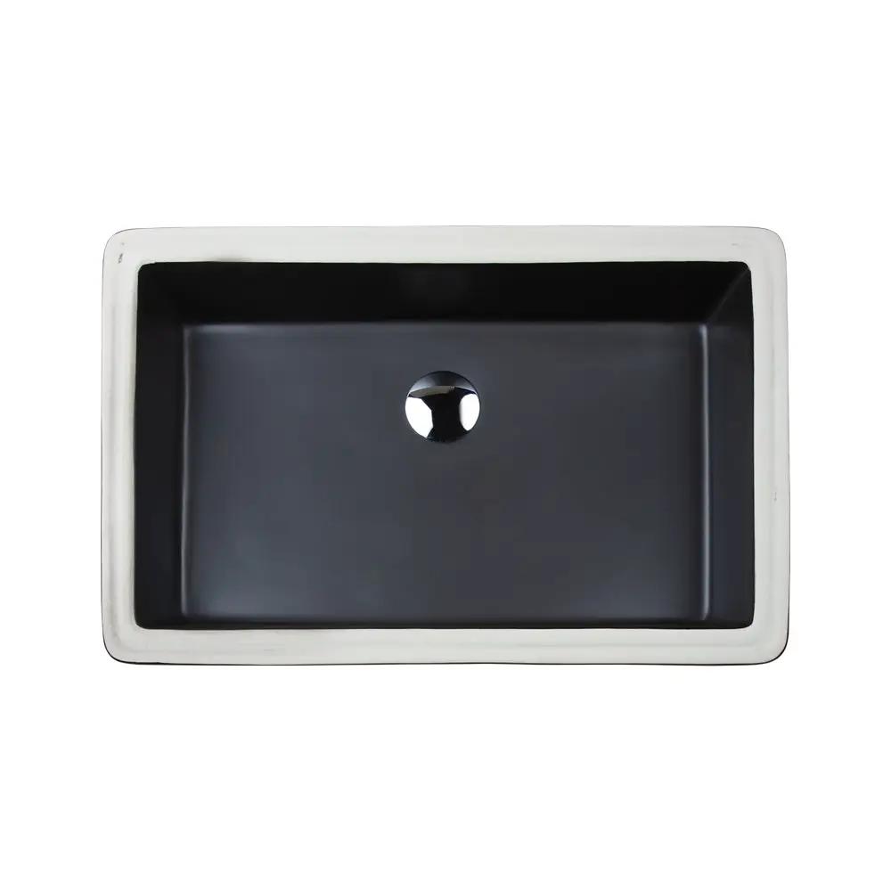 Lacava Cube 22" Under-Counter Porcelain Bathroom Sink with an Overflow by Lacava