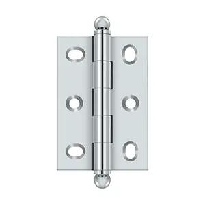 polished chrome hinges