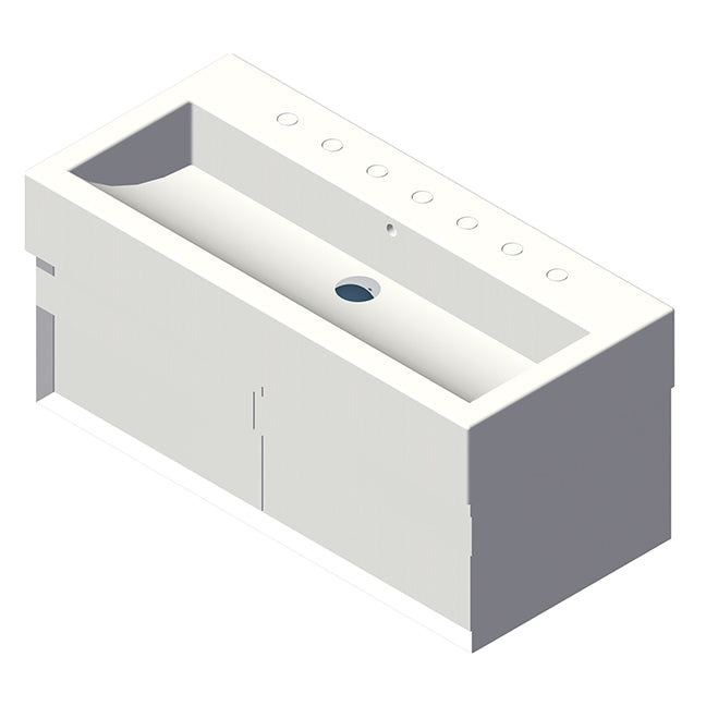 Lacava Luce 40" Wall-Mount Under-Counter Vanity
