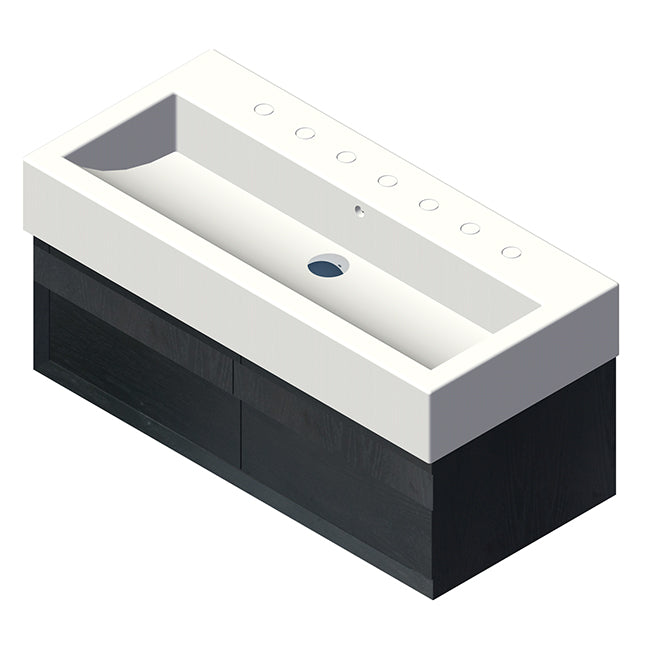 Lacava Luce 40" Wall-Mount Under-Counter Vanity
