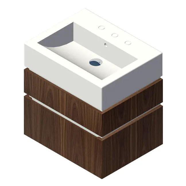 Lacava Aquagrande 24" Wall Mount Vanity by Lacava