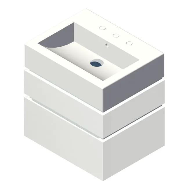 Lacava Aquagrande 24" Wall Mount Vanity by Lacava