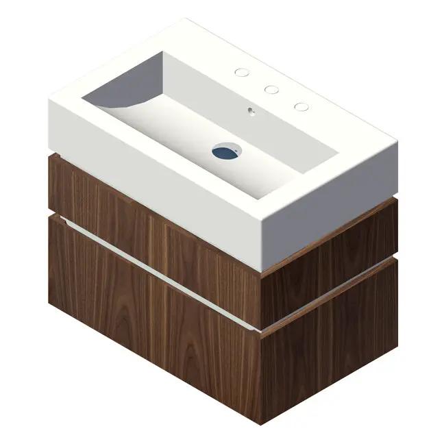 Lacava Aquagrande 29" Wall Mount Vanity by Lacava