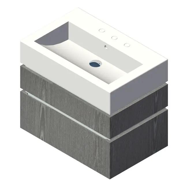 Lacava Aquagrande 29" Wall Mount Vanity by Lacava