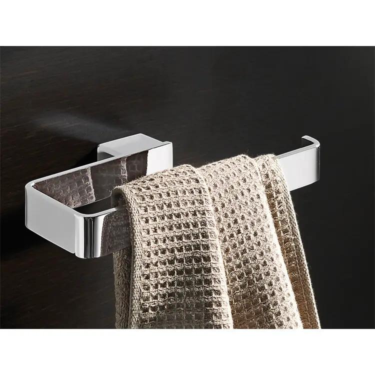 polished chrome towel ring