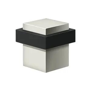 Deltana Square Universal Floor Bumper 1-3/8", Solid Brass by Deltana