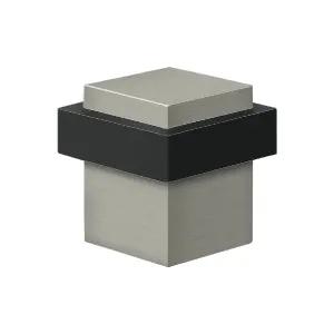 Deltana Square Universal Floor Bumper 1-3/8", Solid Brass by Deltana