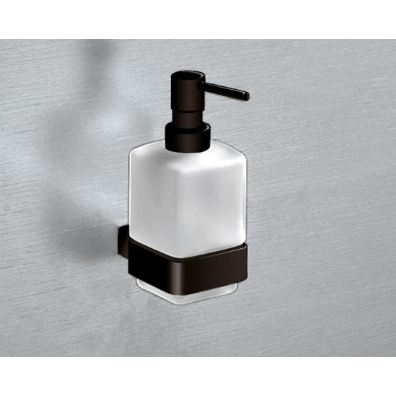 matte black soap dispenser