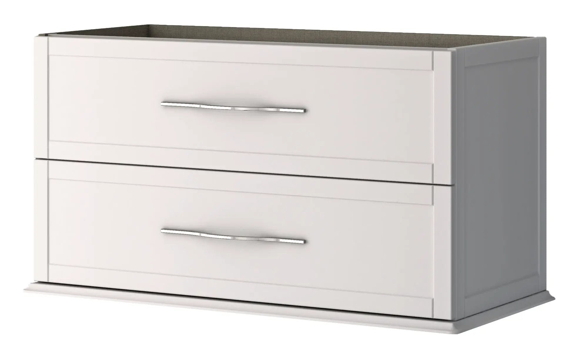 white matte vanity