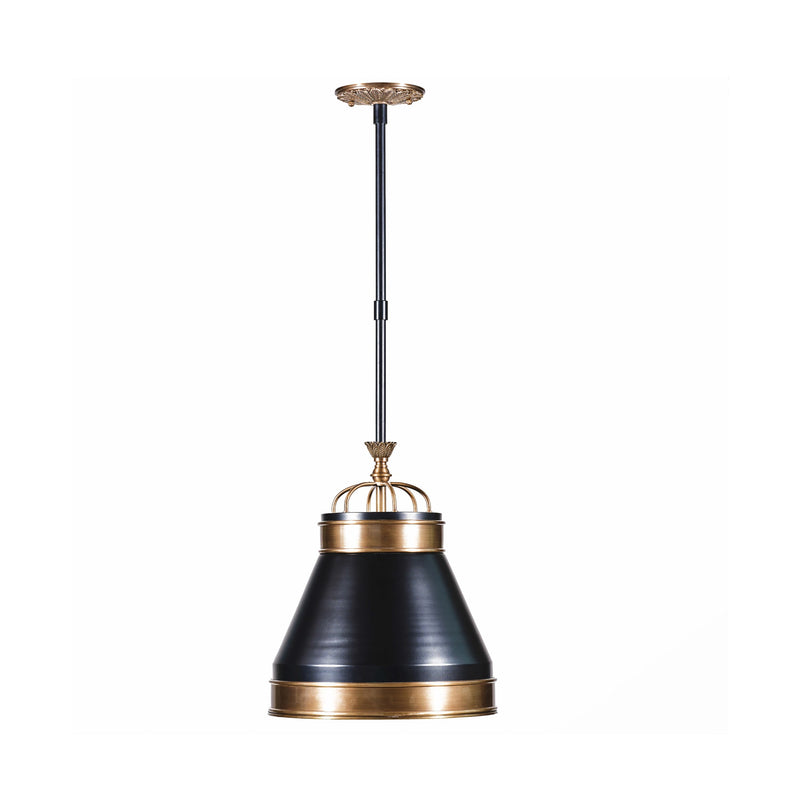 heritage black/heritage bronze pendant light