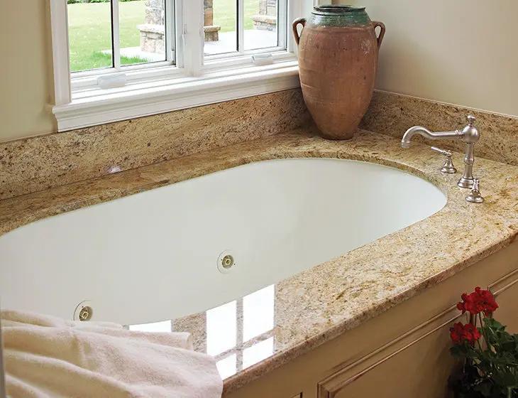 white bathtub