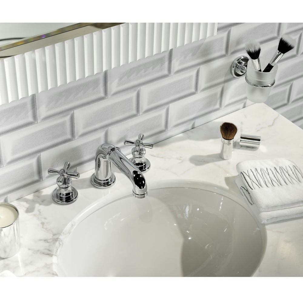 chrome polished faucet