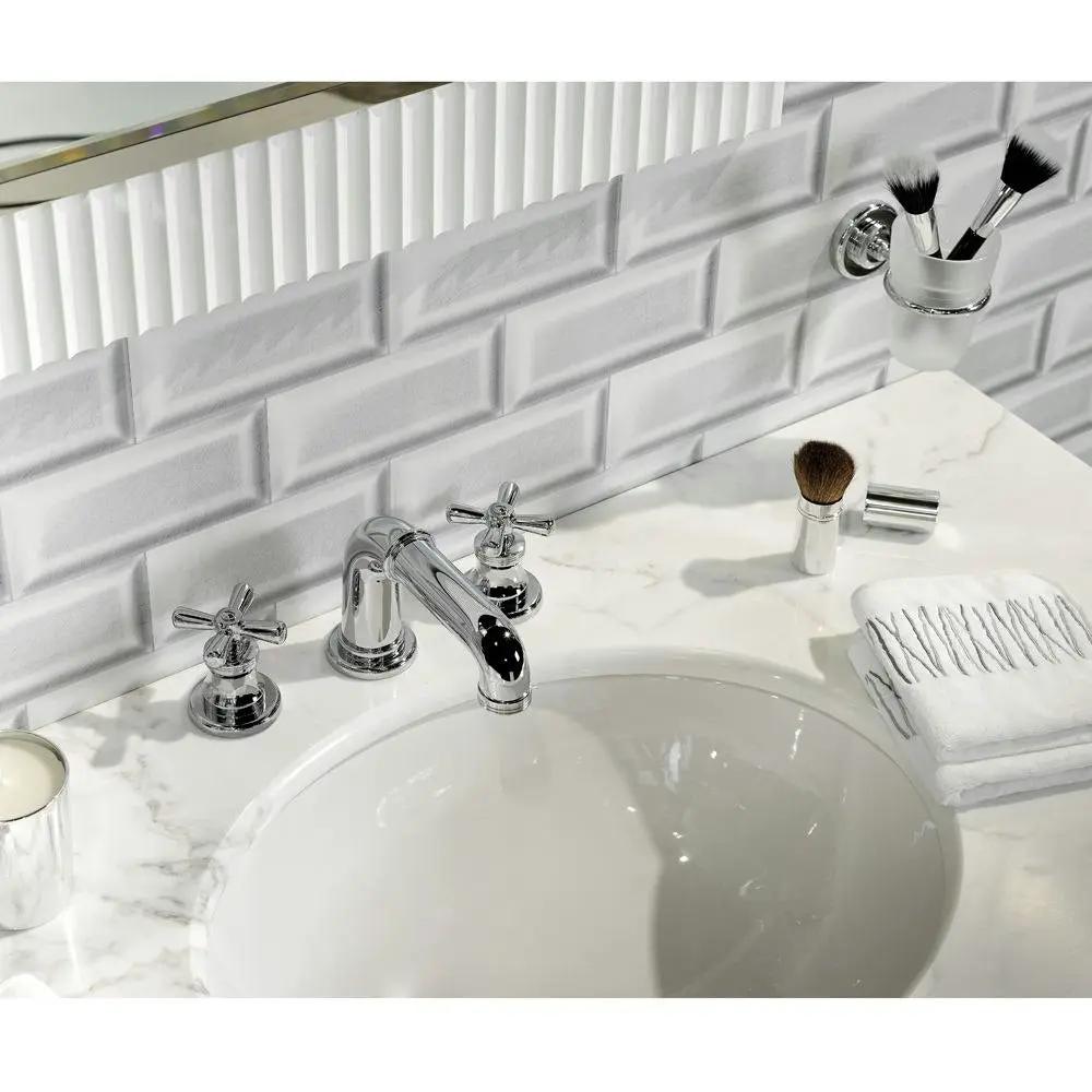 chrome polished faucet