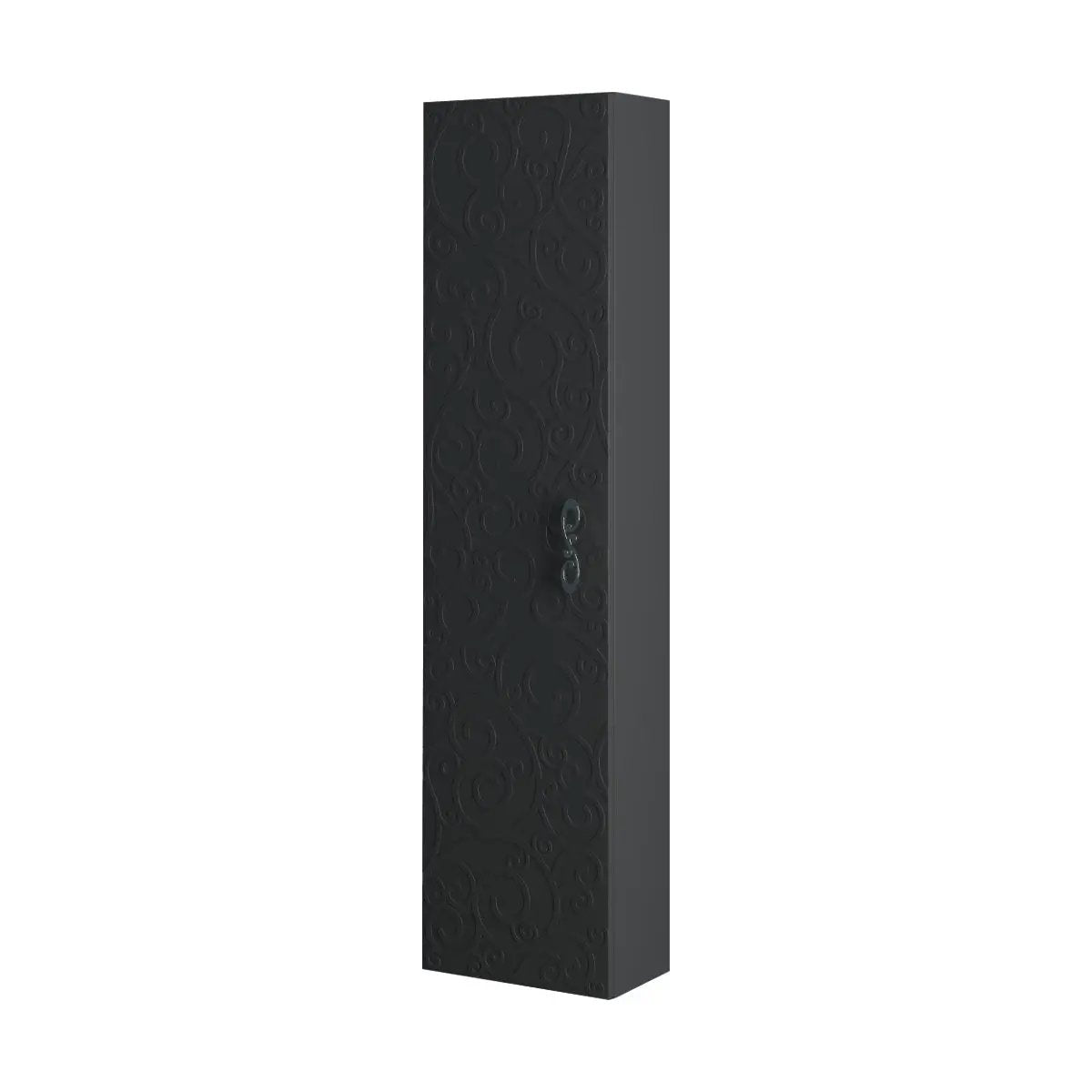 graphite linen cabinet