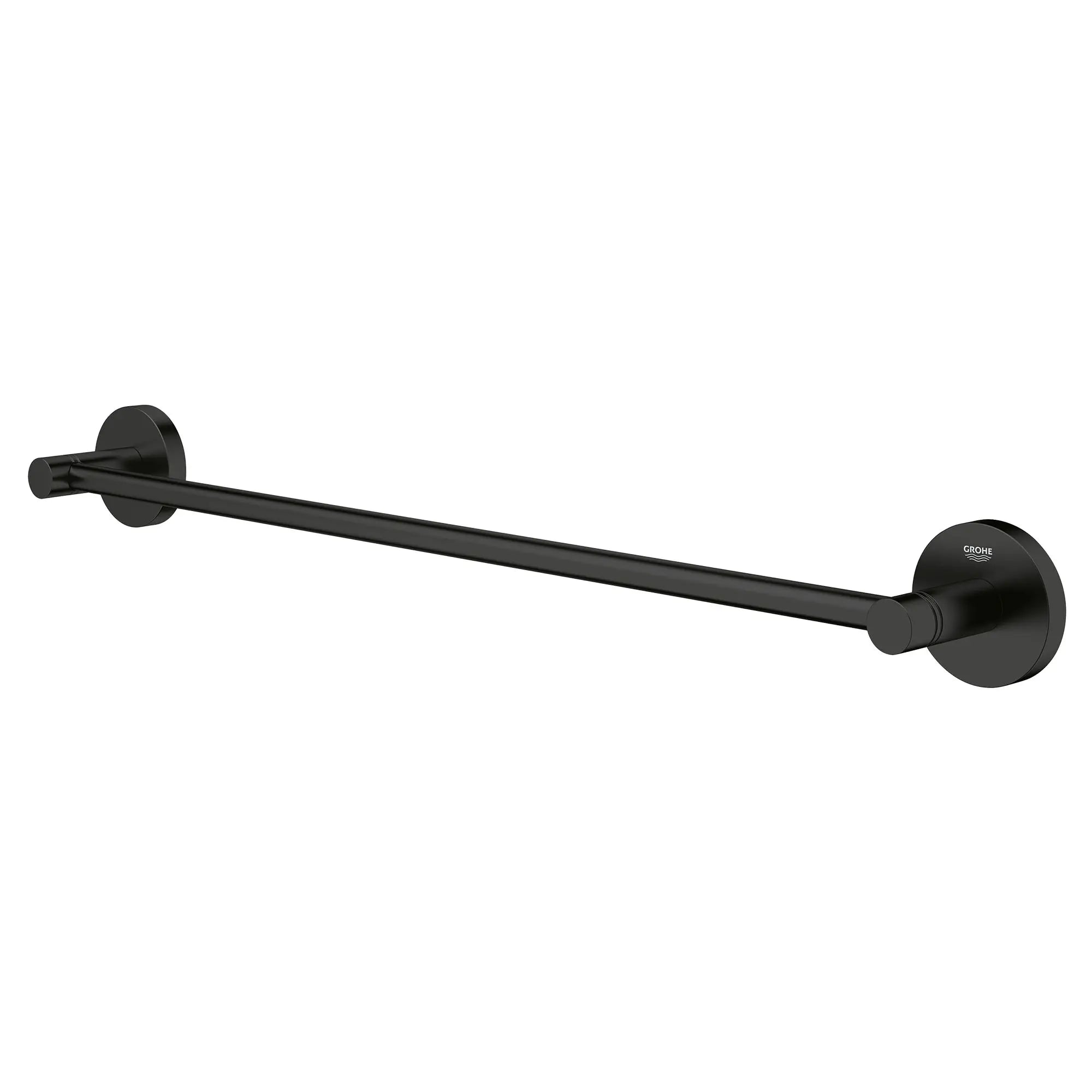 matte black towel bar