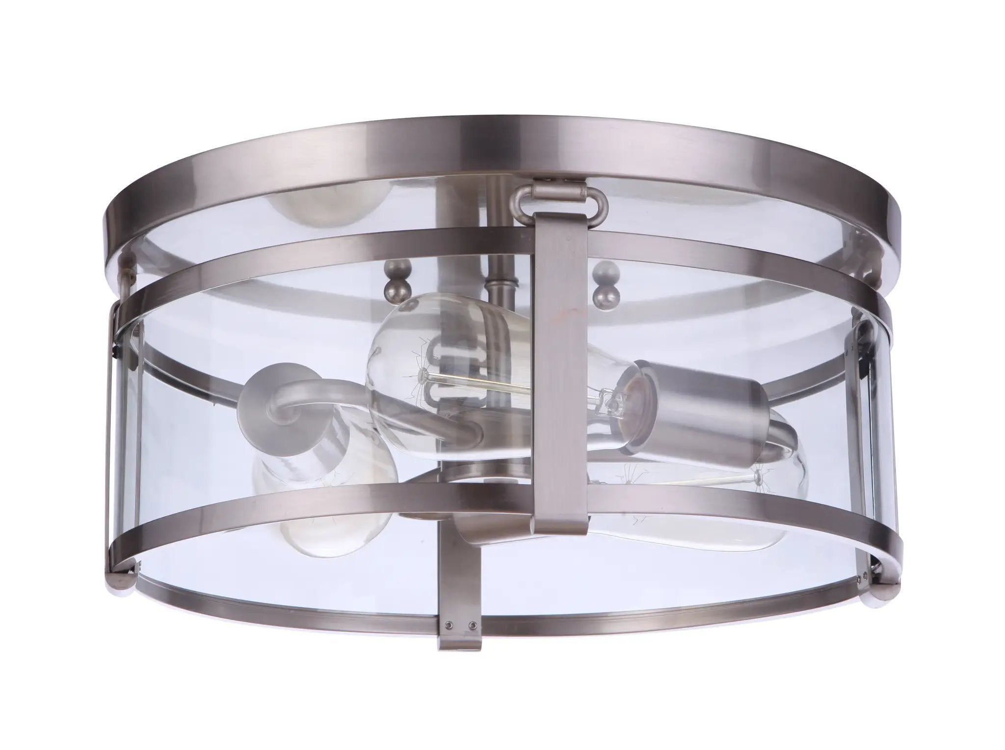 brushed polished nickel ceiling mount