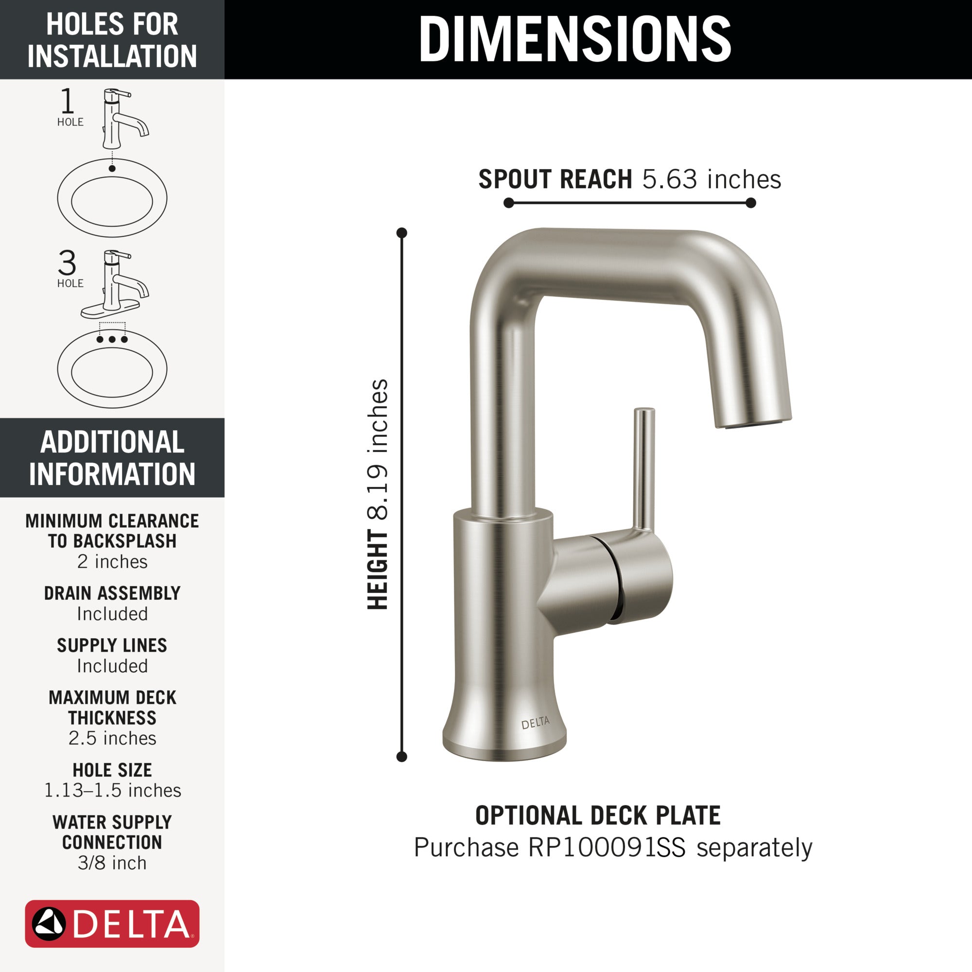 stainless bathroom faucet