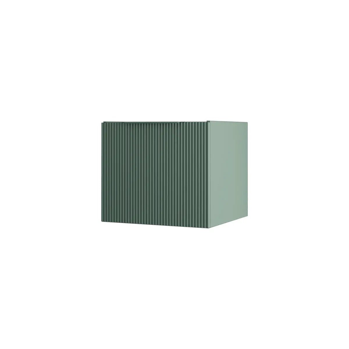 green matte vanity
