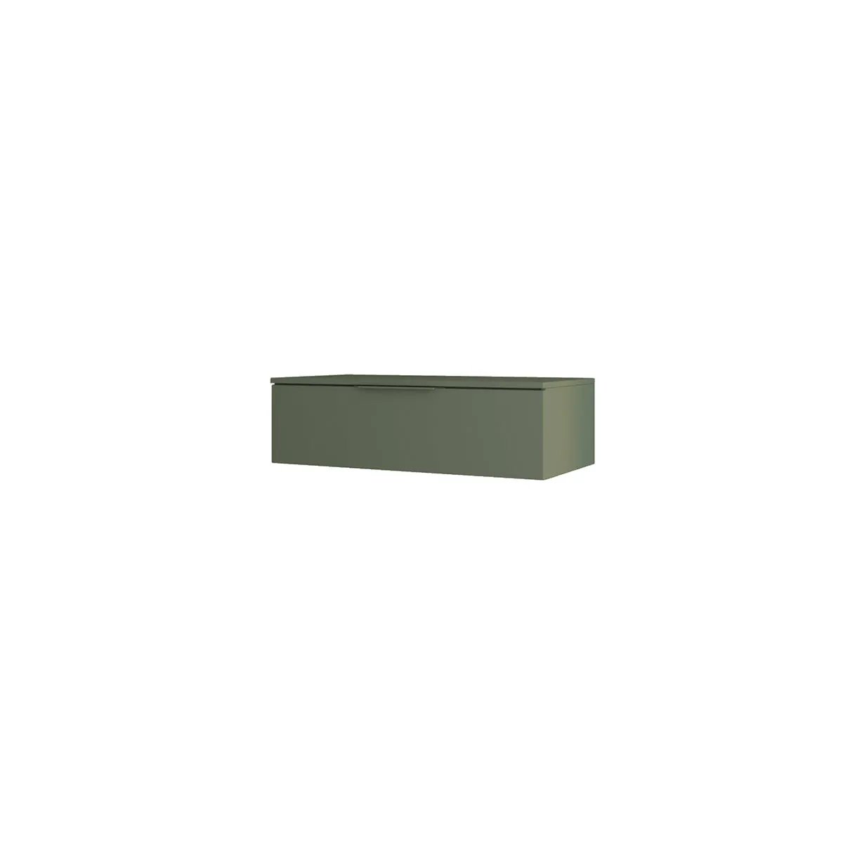 green matte drawers