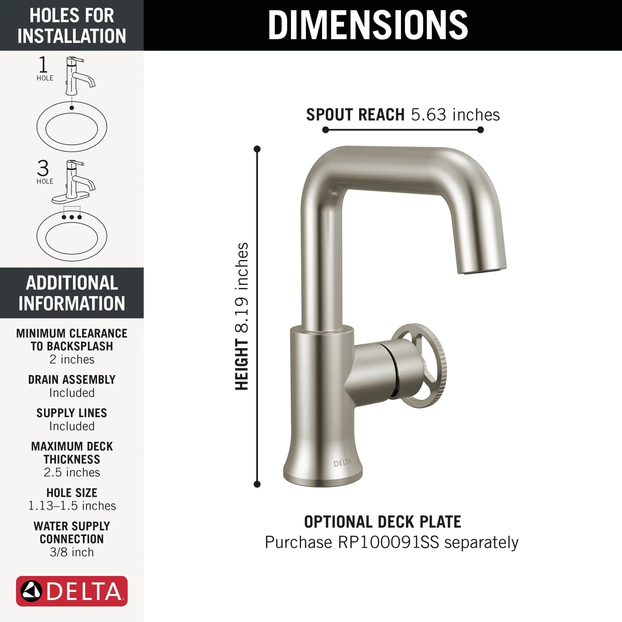 stainless bathroom faucet