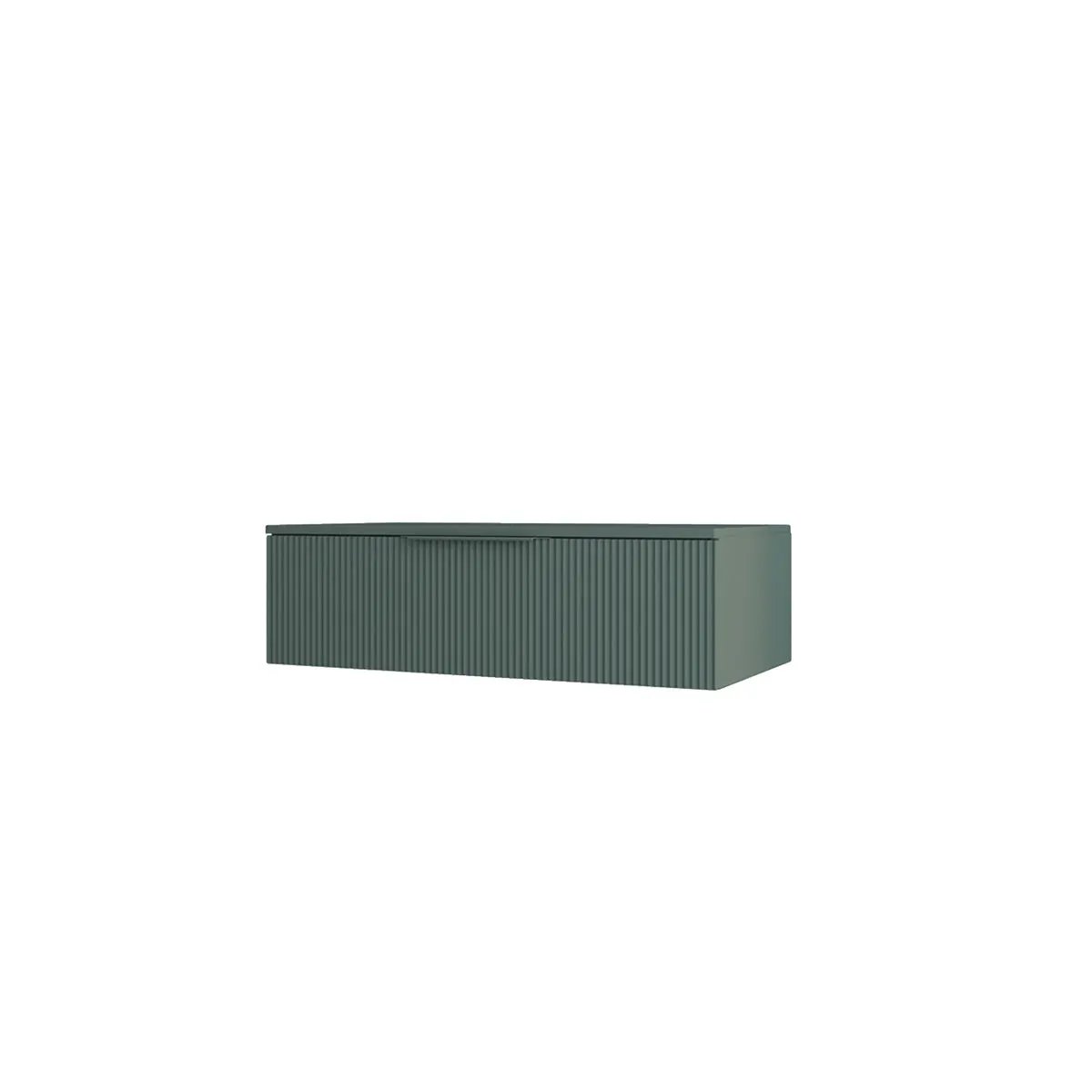 green matte drawers