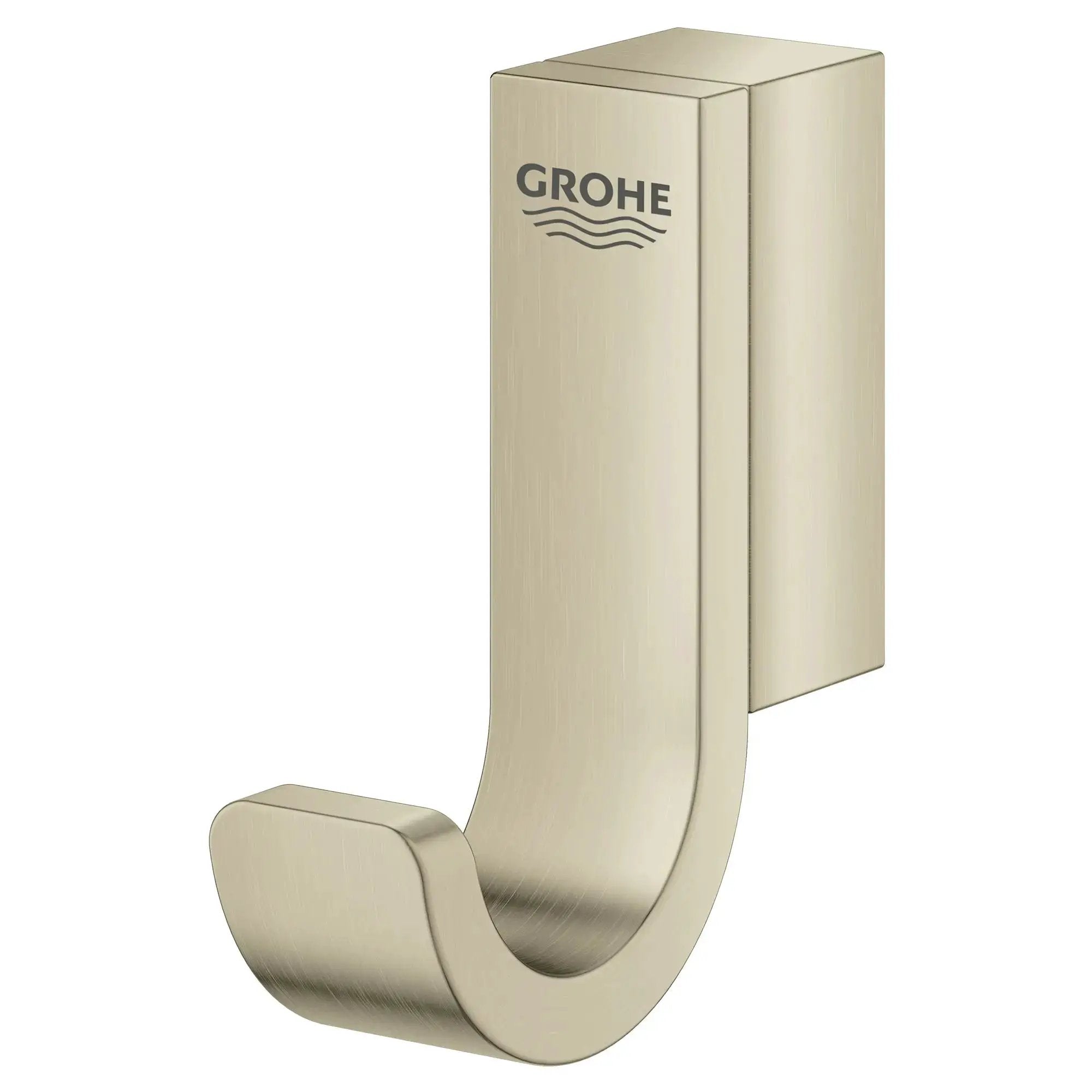 brushed nickel robe hook