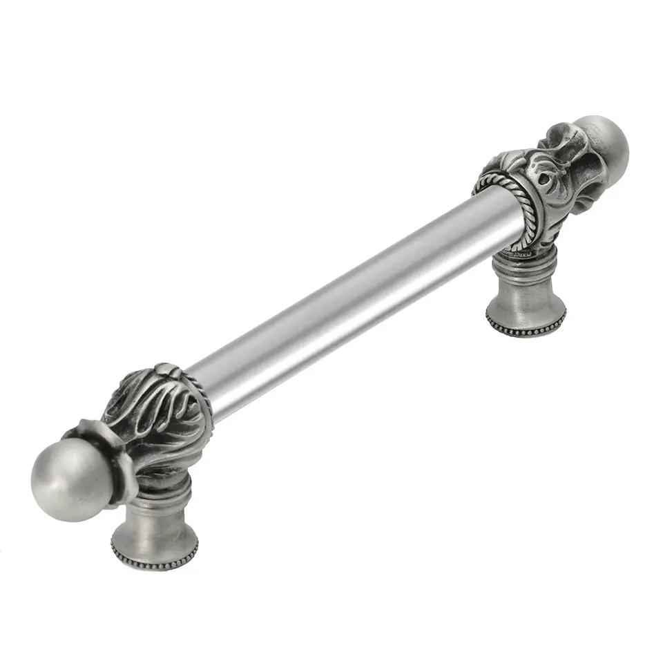 Carpe Diem Acanthus II Romanesque Style Appliance/Long Pull - 5/8" Smooth Bar by Carpe Diem