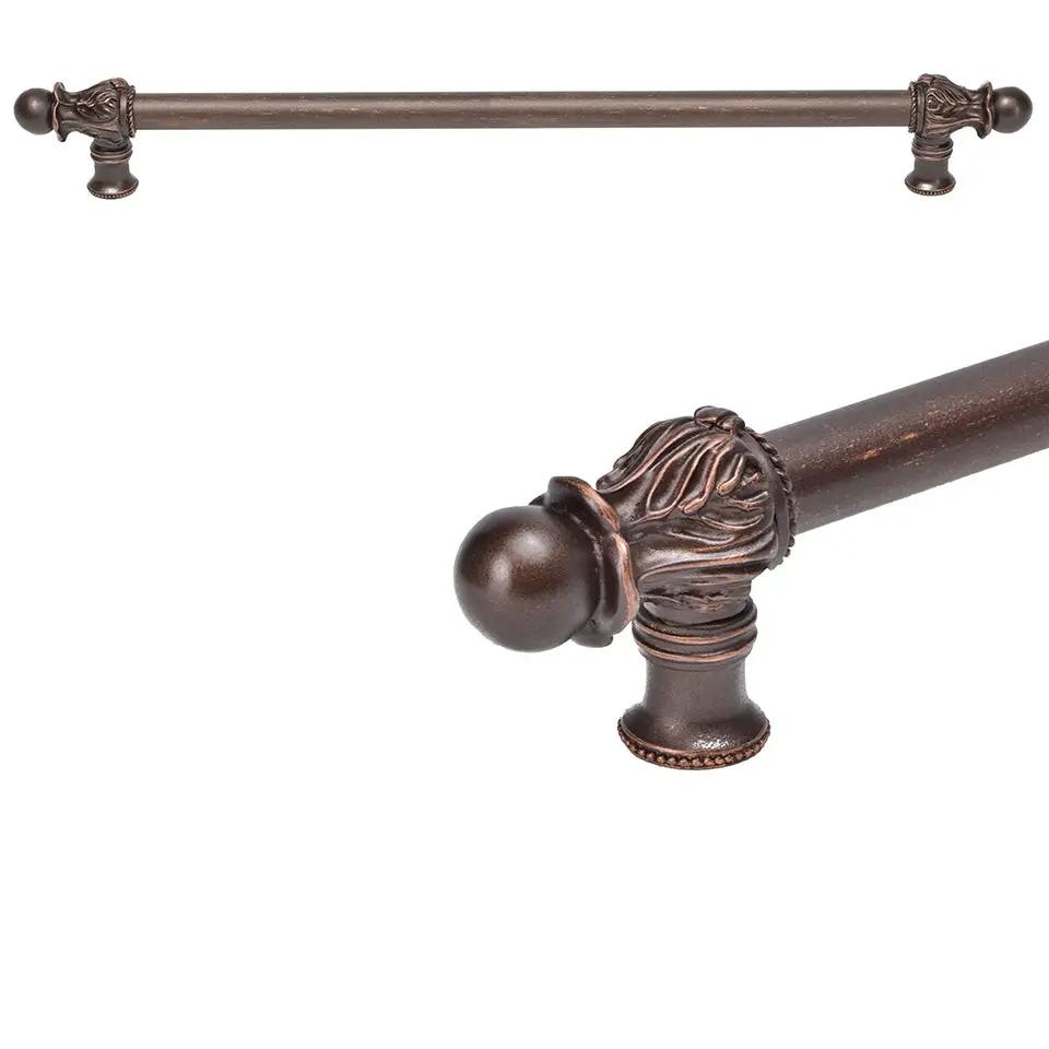 Carpe Diem Acanthus II Romanesque Style Appliance/Long Pull - 5/8" Smooth Bar by Carpe Diem