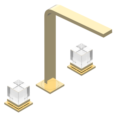 THG Paris Soho 2023 Widespread Lavatory Set with Drain by THG Paris