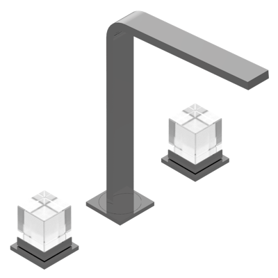 THG Paris Soho 2023 Widespread Lavatory Set with Drain by THG Paris