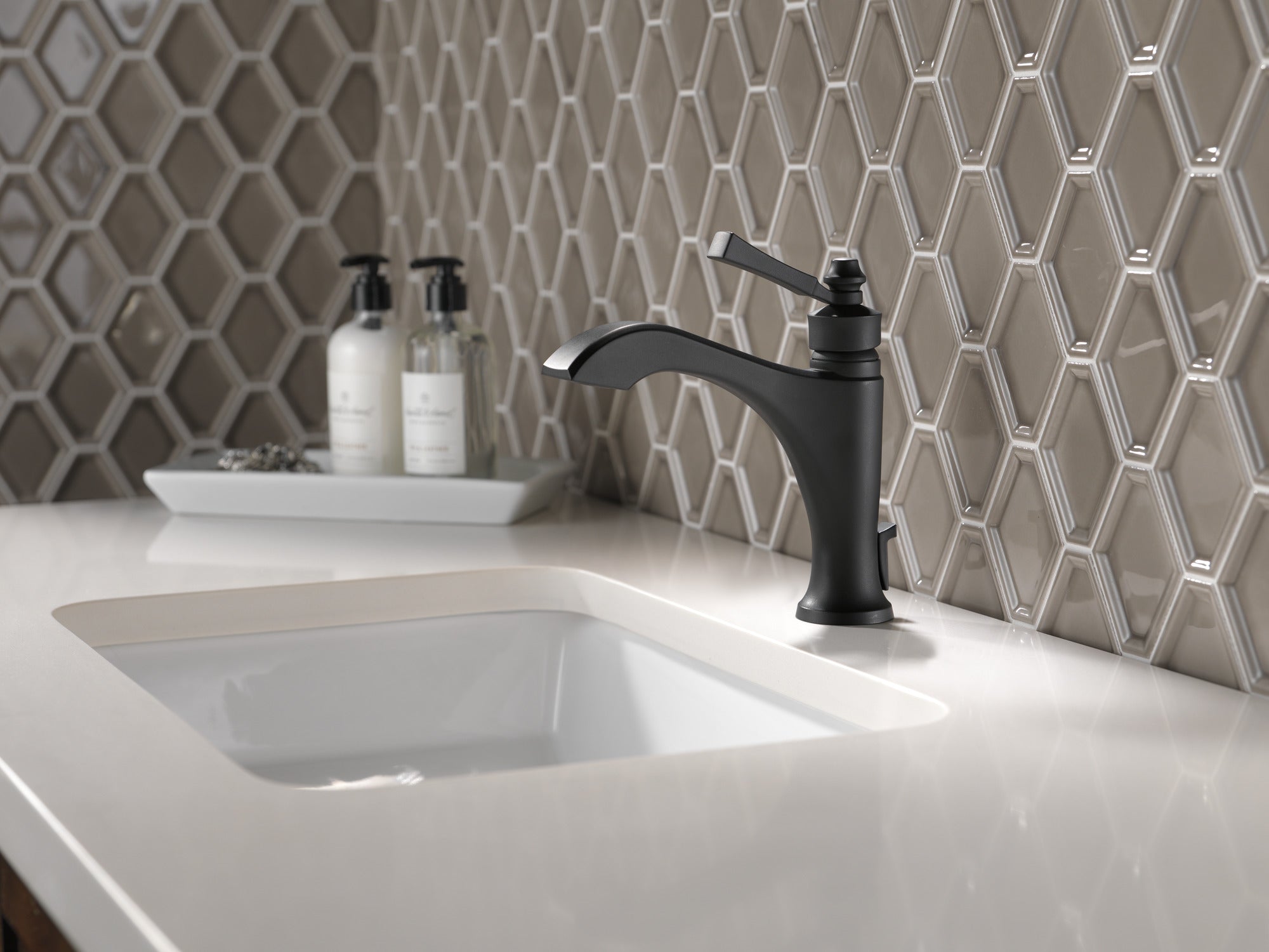 matte black faucet handle