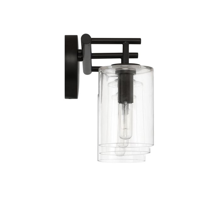 flat black wall sconces