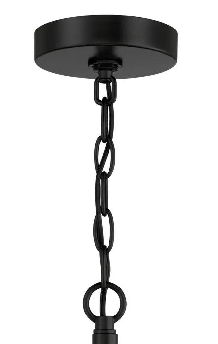 flat black chandeliers