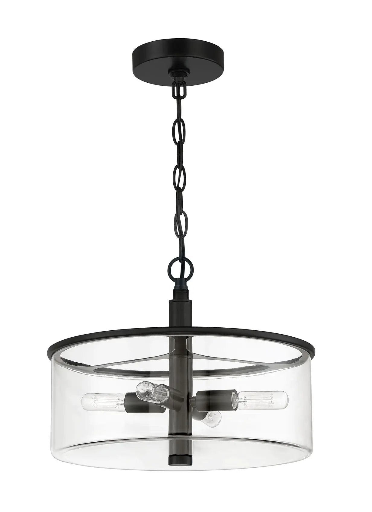 flat black ceiling mount