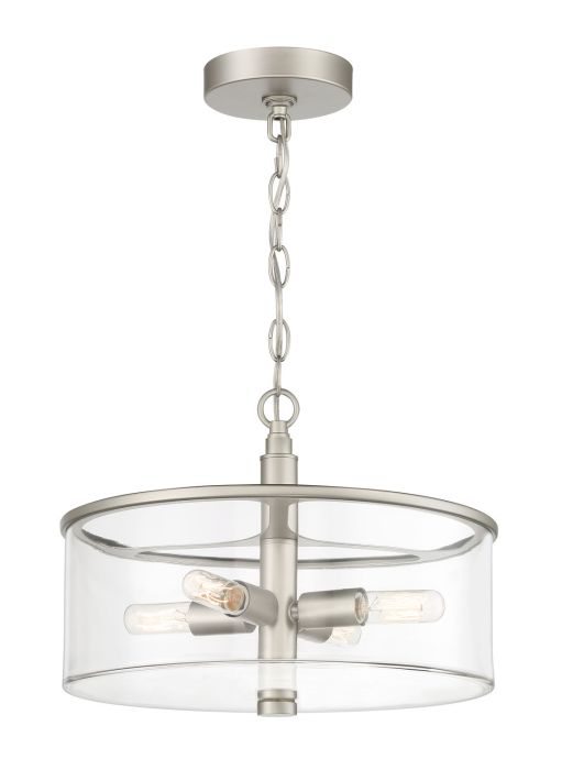 satin nickel ceiling mount