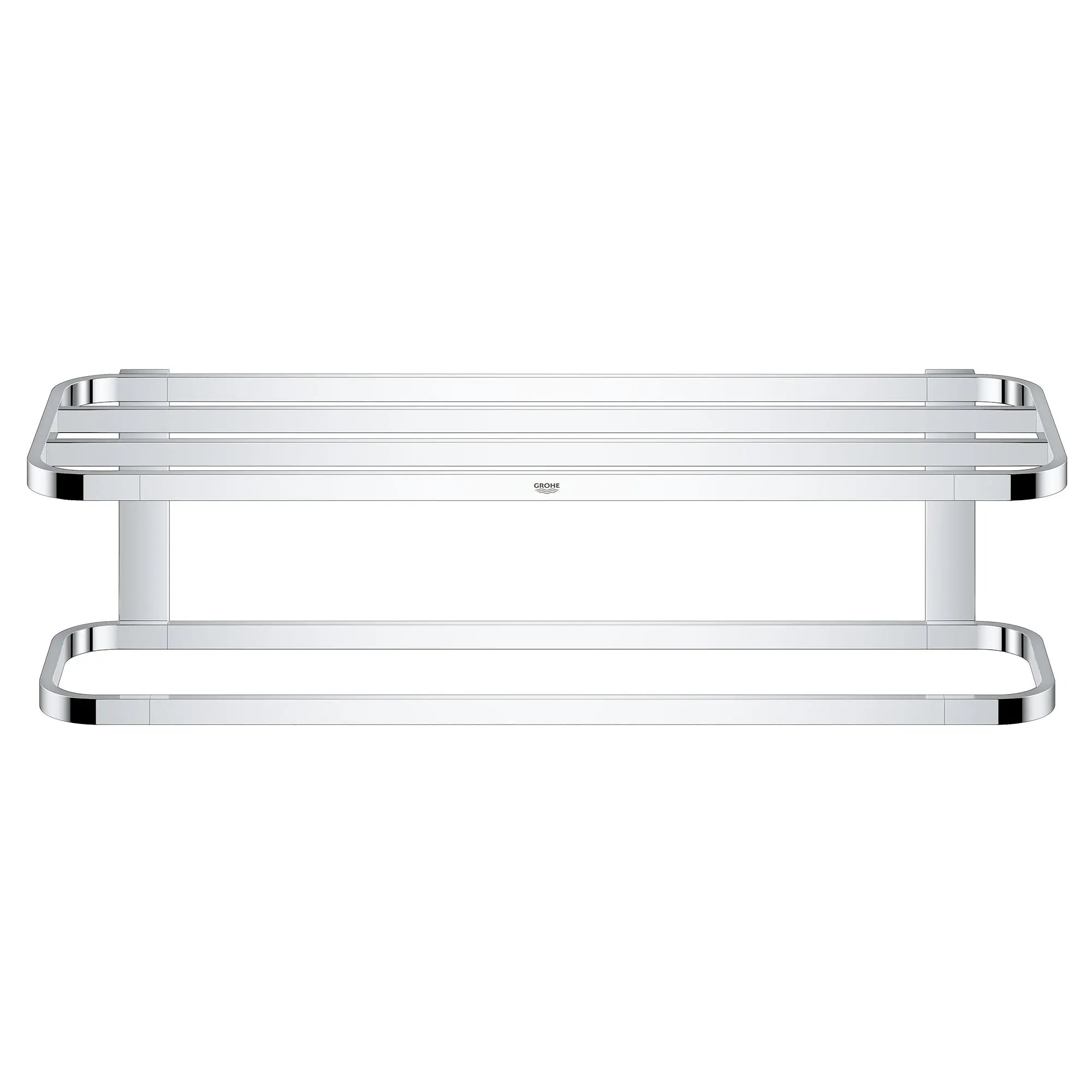 chrome towel rack