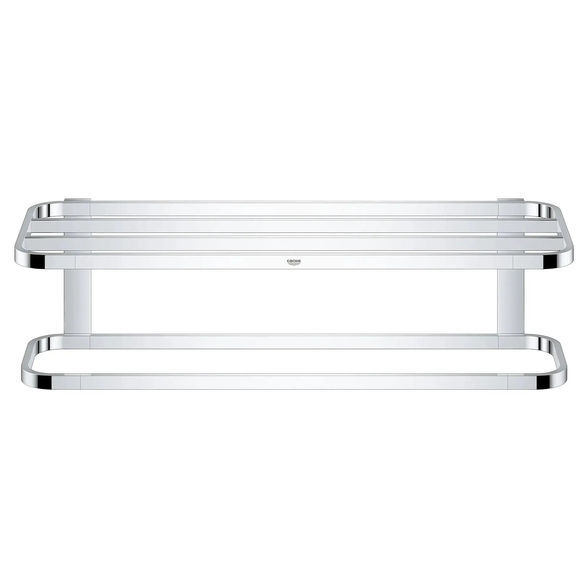 chrome towel rack
