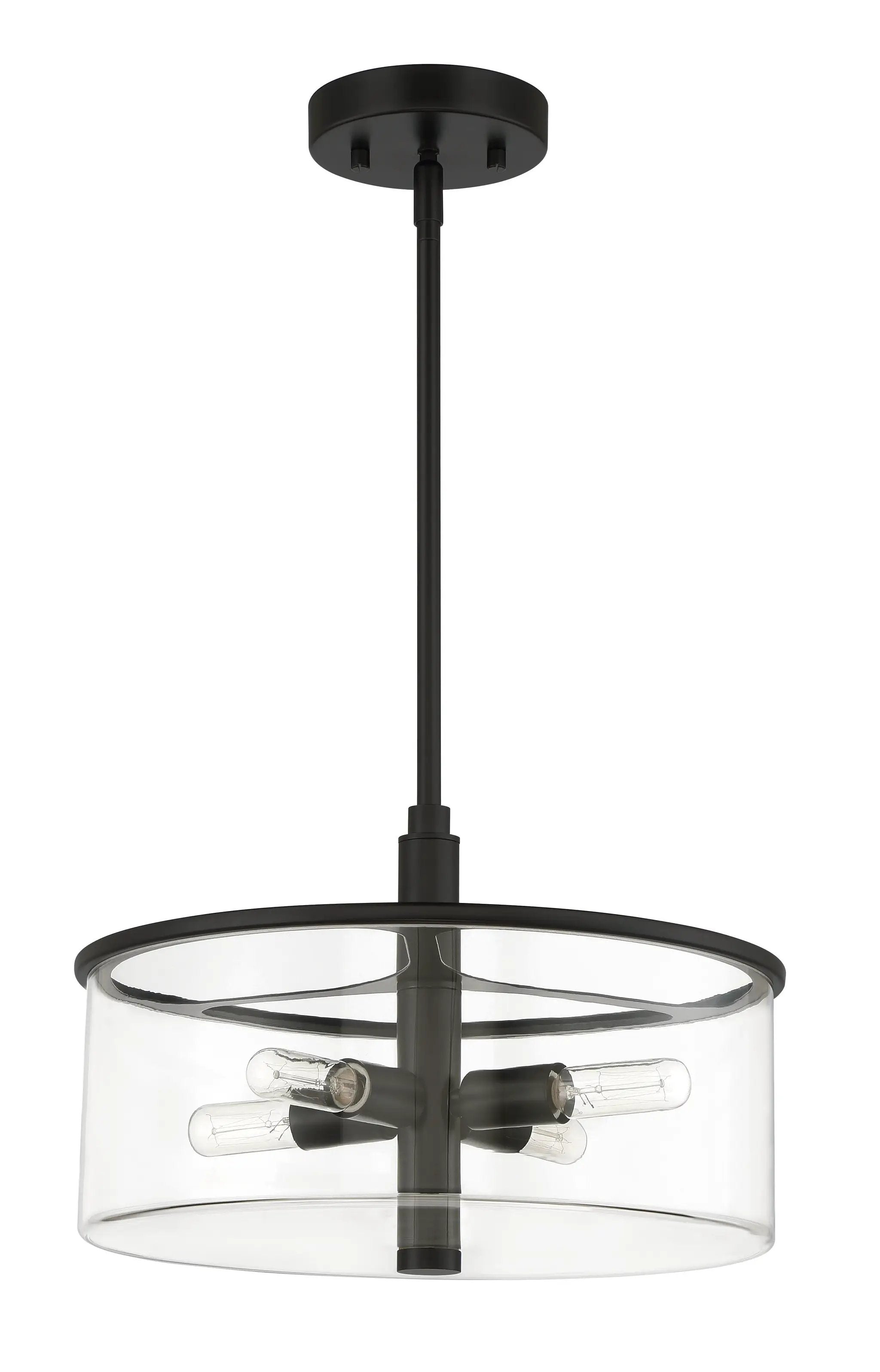 flat black pendants
