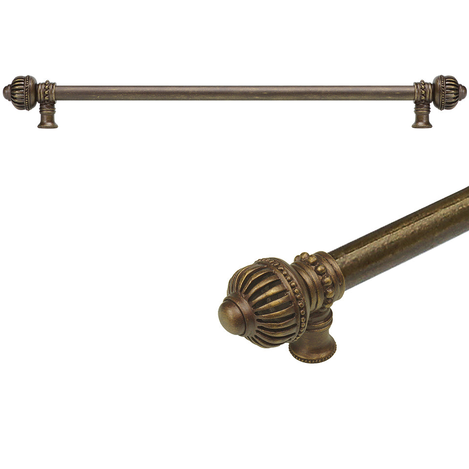 Carpe Diem Cricket Cage Large Finial Appliance/Long Pull - 5/8" Smooth Bar