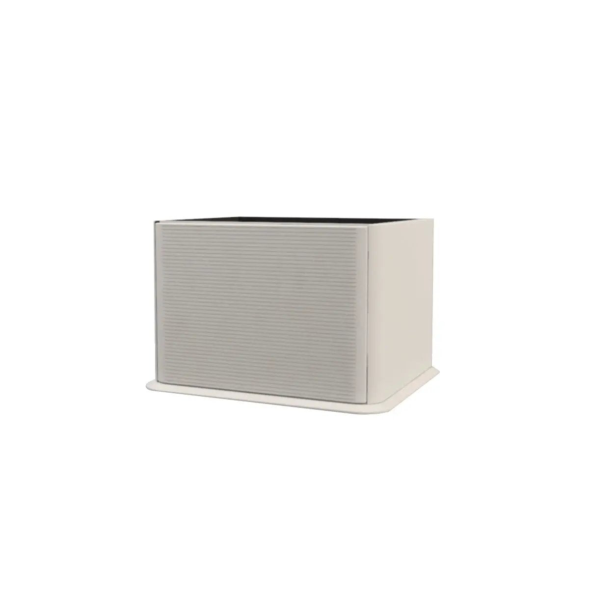 white matte vanity