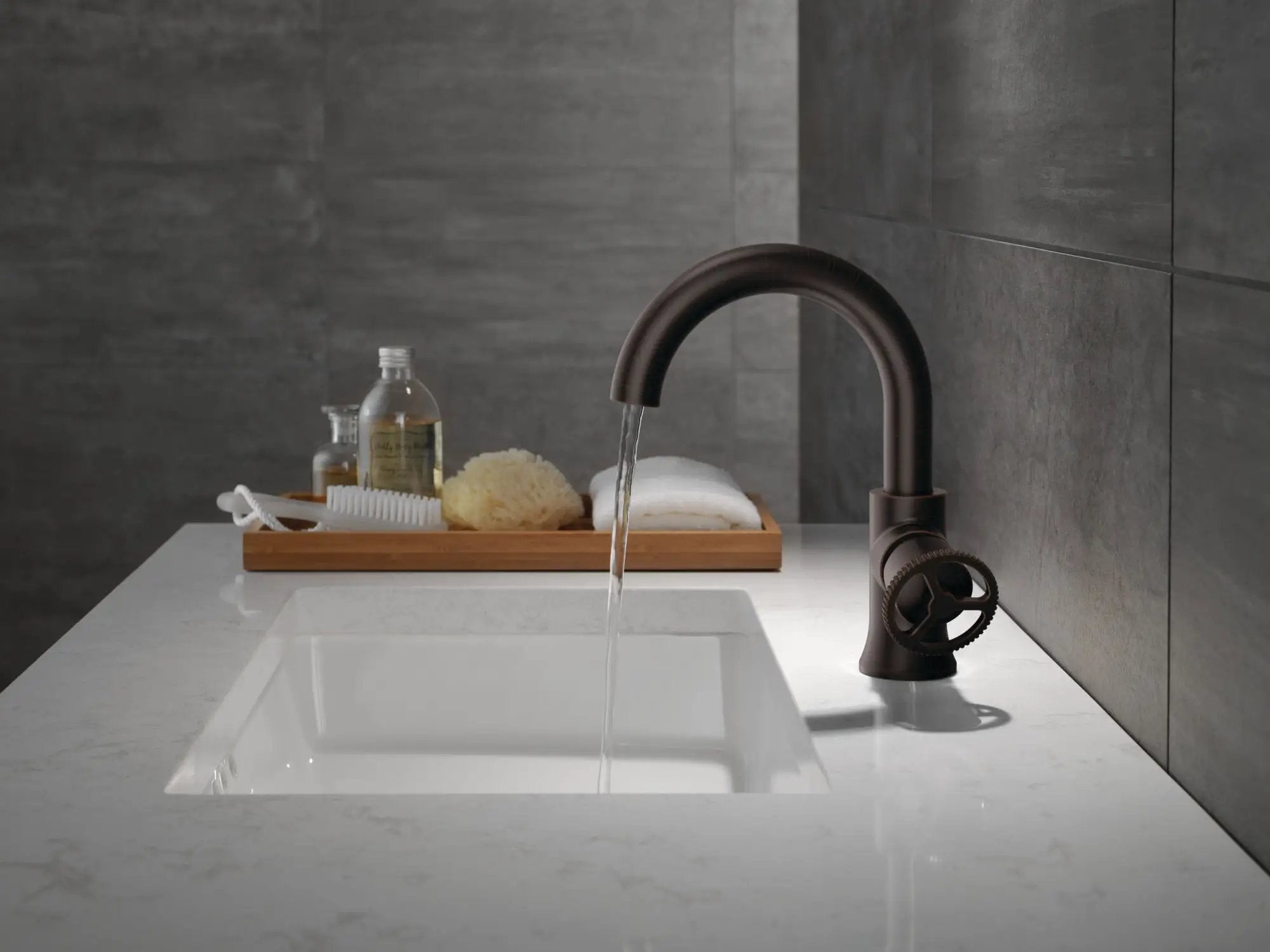venetian bronze bathroom faucet
