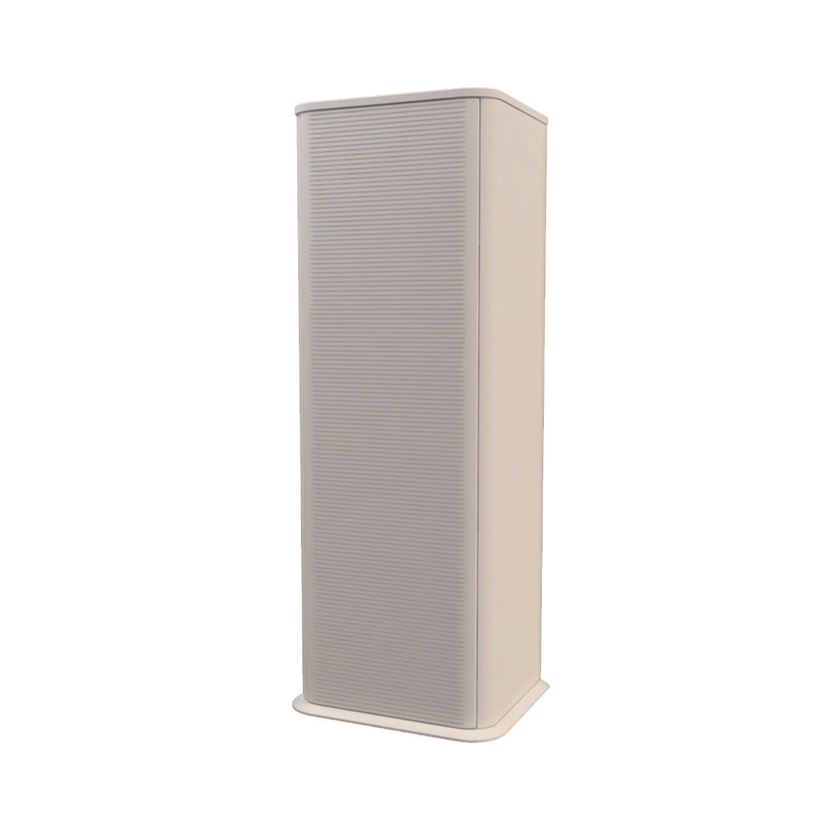 white matte linen cabinet