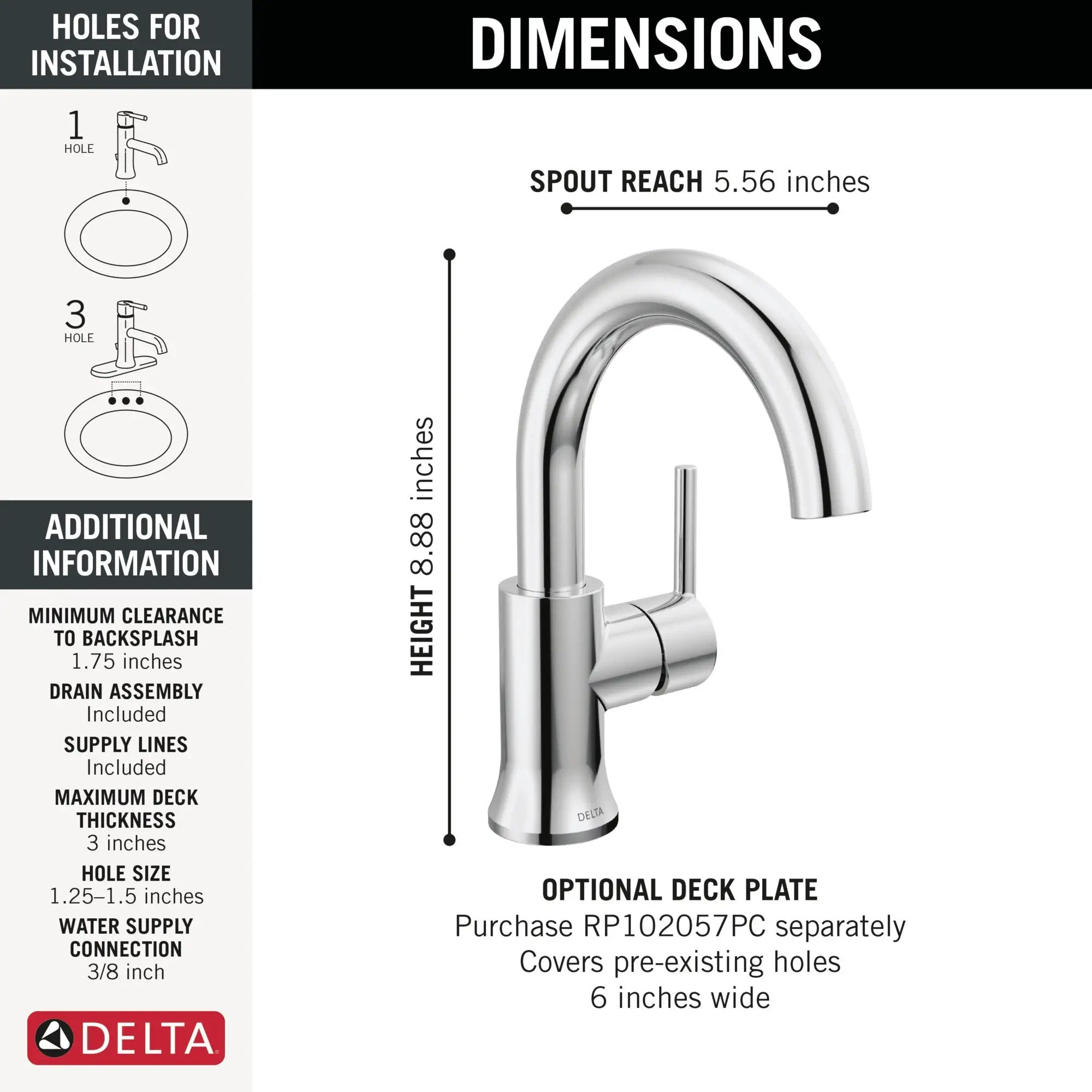 chrome bathroom faucet