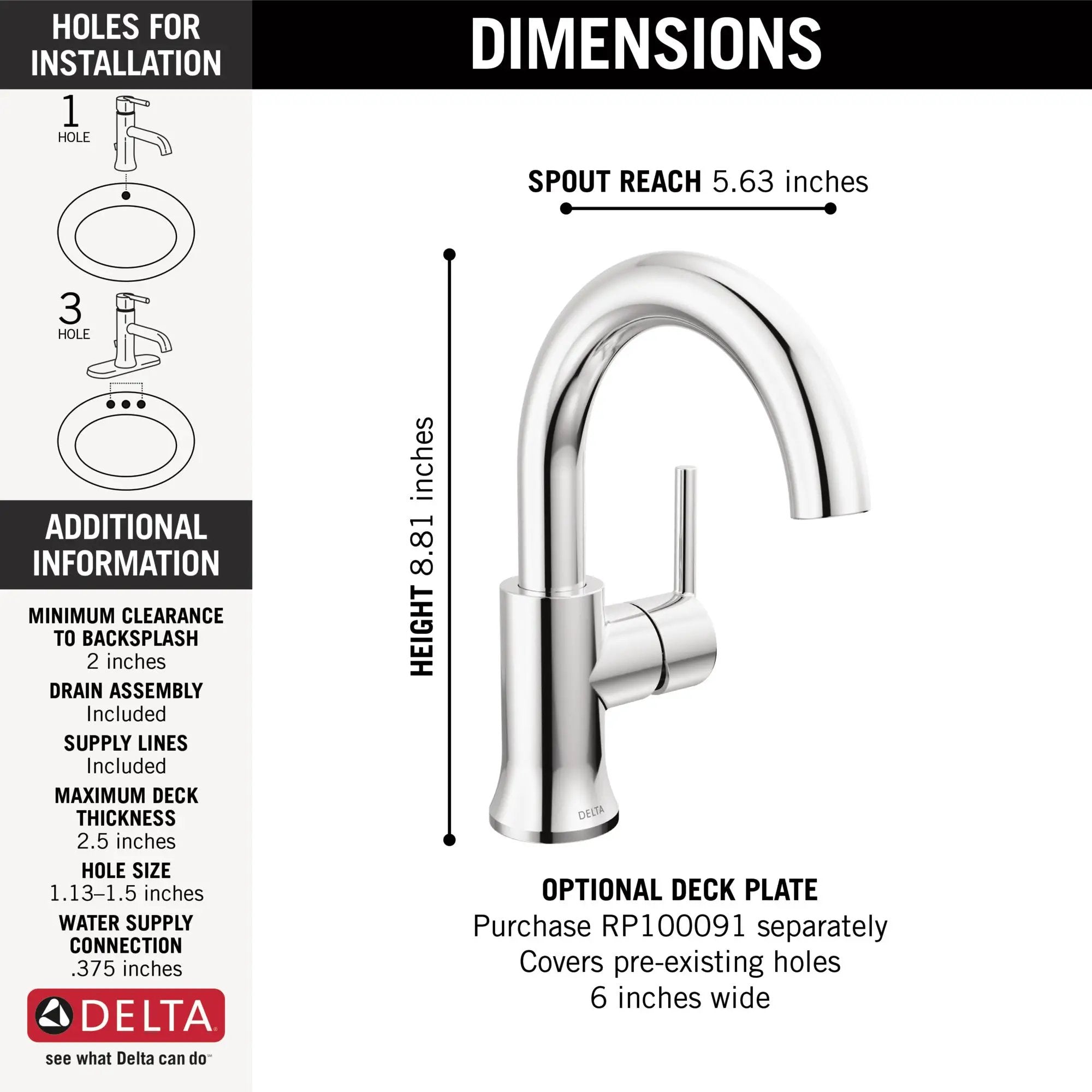 chrome bathroom faucet