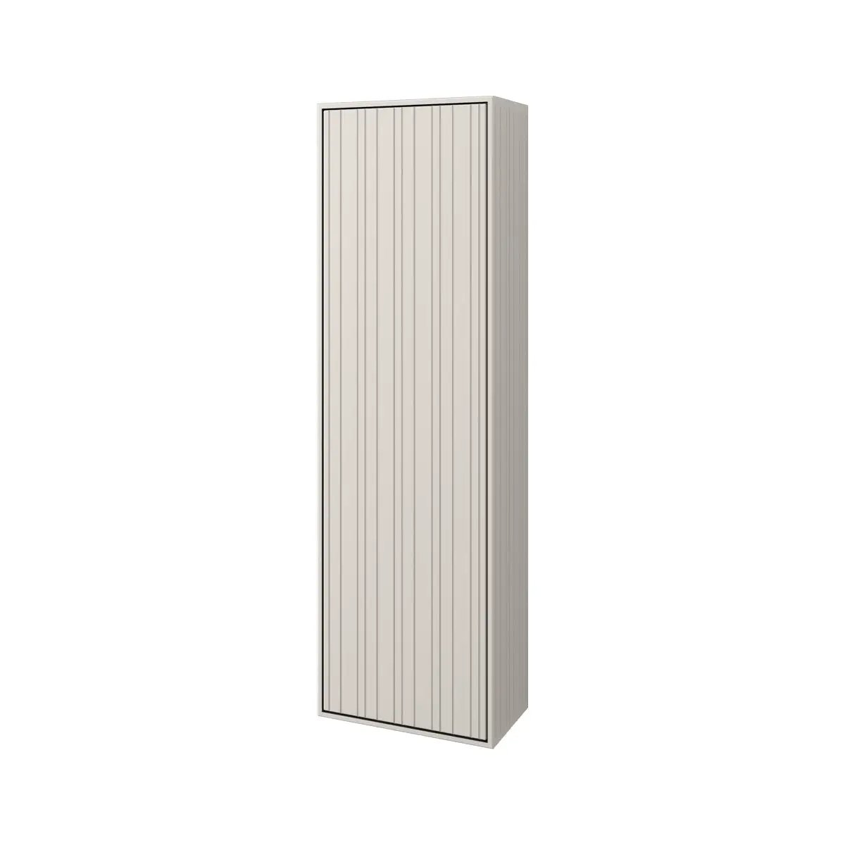 white matte linen cabinet
