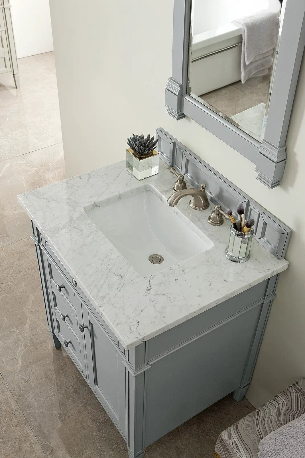 urban gray vanity