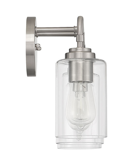 brushed polished nickel wall sconces